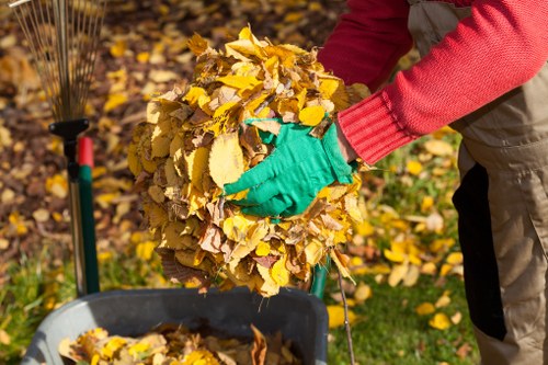 Variety of household items being cleared